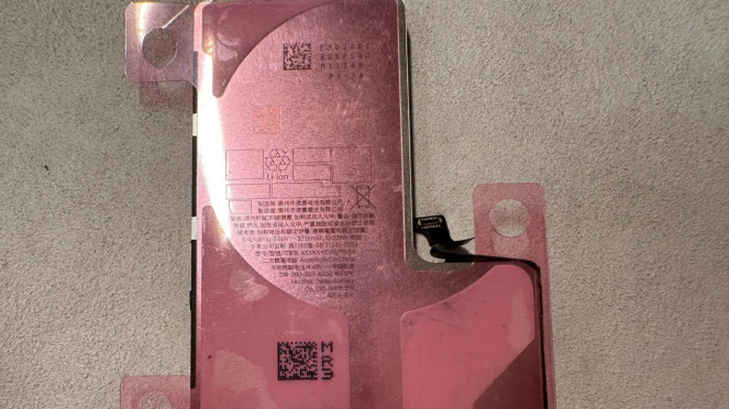 Bocoran baterai iPhone 16