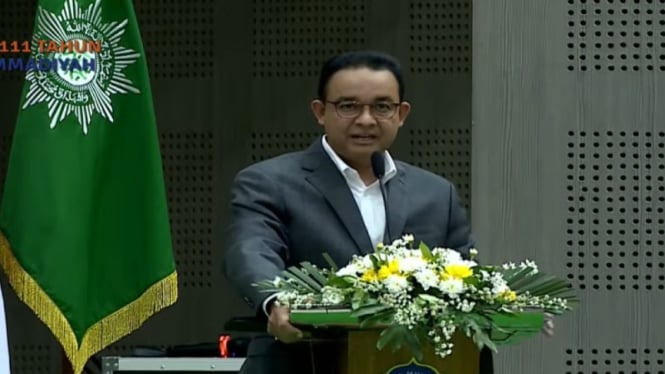 Capres Anies Baswedan di acara Dialog Muhammadiyah di UMS Surakarta