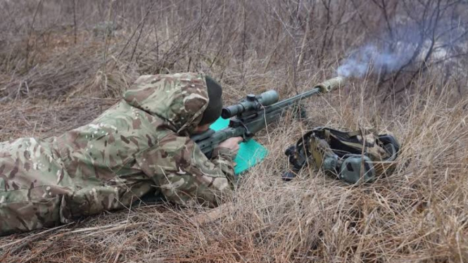 VIVA Militer: Penembak runduk (sniper) militer Ukraina