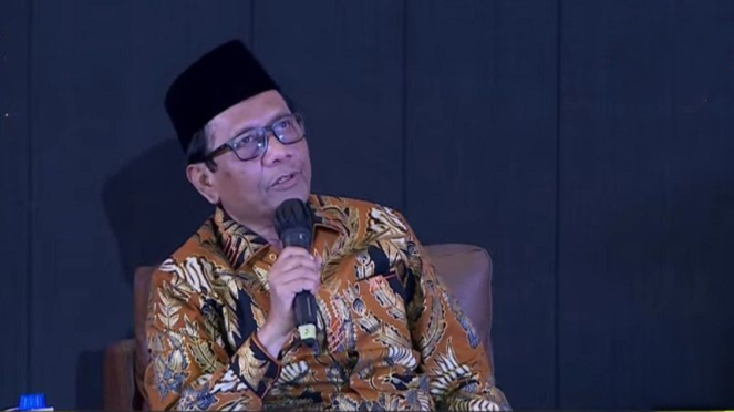 Calon Wakil Presiden Nomor Urut 03 Mahfud MD pada acara Dialog Muhammadiyah di UMJ