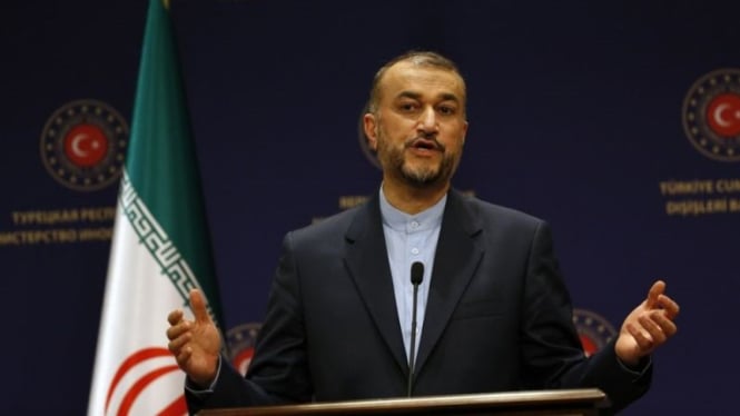 Menteri luar negeri Iran Hossein Amir-Abdollahian.