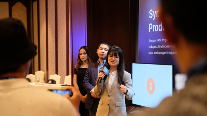 Regional Manager Synology untuk Indonesia, Clara Hsu.