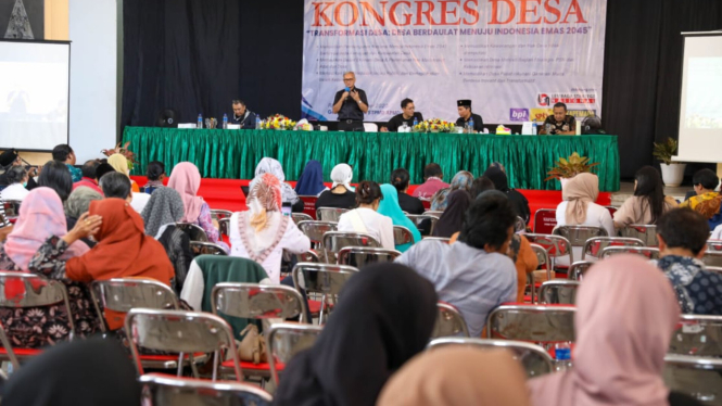 Kongres Desa bertema Desa Berdaulat Menuju Indonesia Emas 2045