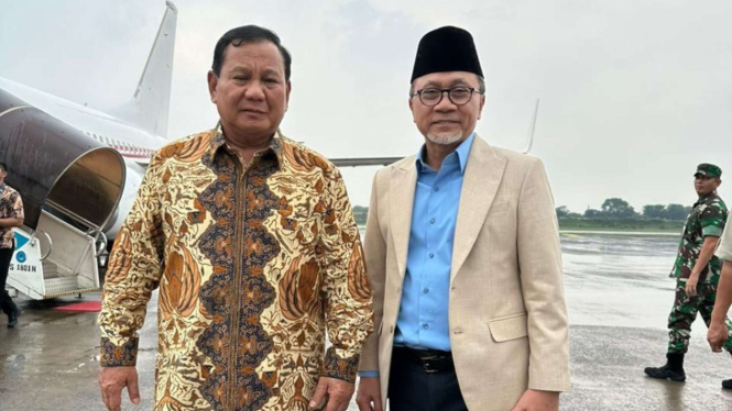 Prabowo dan Mendag Zulkifli Hasan