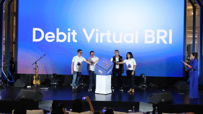 BRI bersama Visa Indonesia meluncurkan Debit Virtual BRI