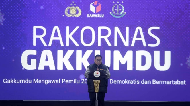 Ketua Bawaslu RI Rahmat Bagja, Rakornas Gakkumdu