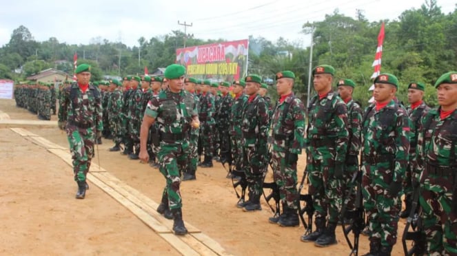 TNI Bangun Dua Markas Militer Baru Di Muka Malaysia Timur Pulau Borneo