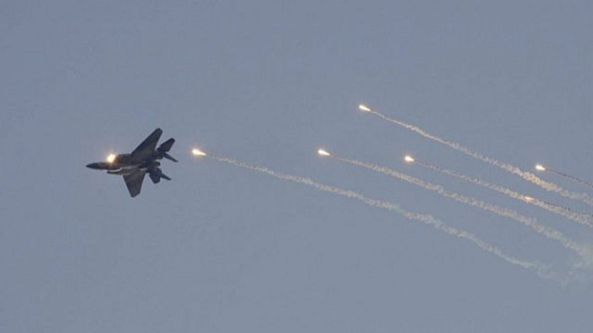 VIVA Militer: Serangan jet tempur Israel di Gaza, Palestina