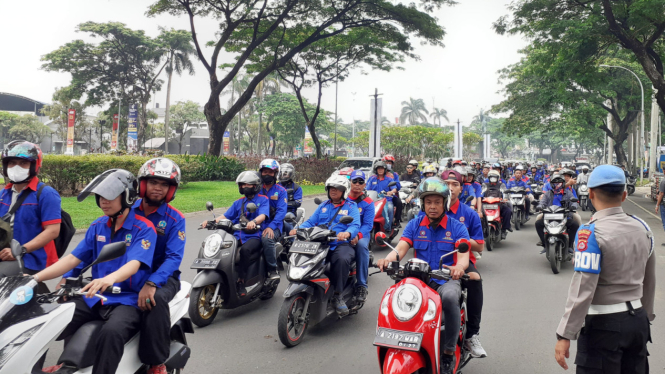 Tiga Ribu Buruh Tangerang Turun ke Jalan Tuntut UMK 2024