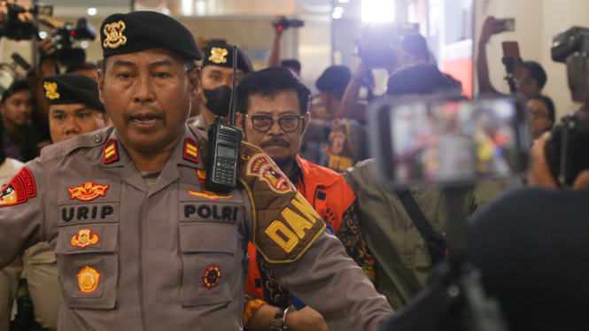 SYL, Pemeriksaaan Syahrul Yasin Limpo di Bareskrim Kasus Firli Bahuri