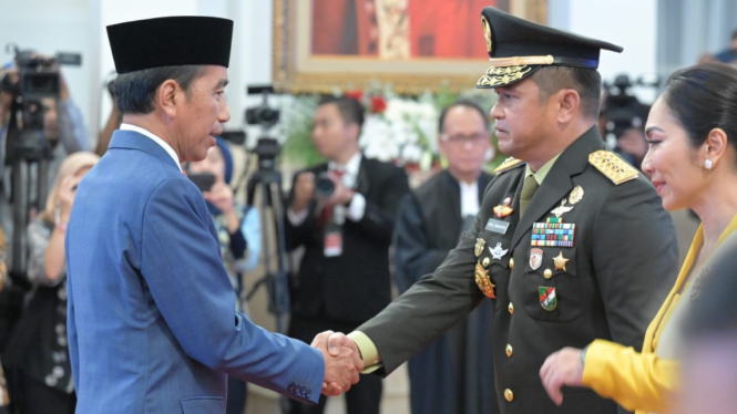 Pelantikan  KSAD Jenderal TNI Maruli Simanjuntak