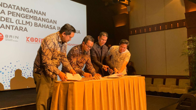 LLM Bahasa Indonesia kerja sama dengan lima lembaga untuk mengembangkan teknologi masa depan.