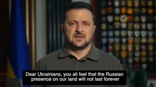Televisi di Krimea diretas dengan video Putin