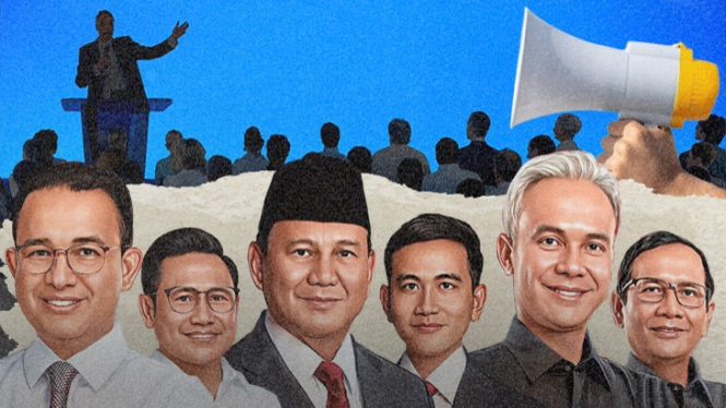 Tiga Paslon Capres-Cawapres untuk Pilpres 2024