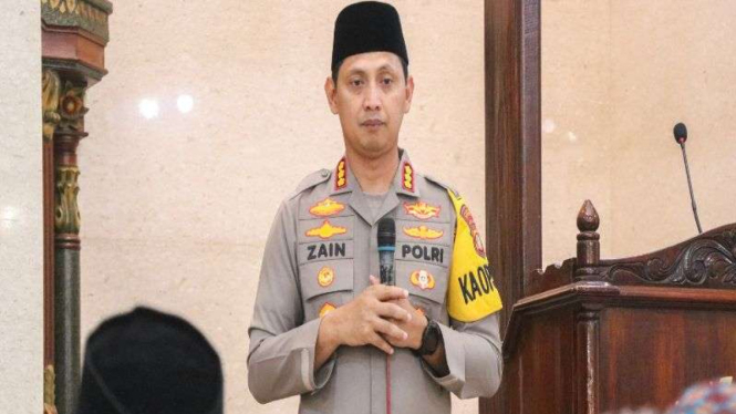 Kapolres Metro Tangerang Kota, Kombes Pol Zain Dwi Nugroho.