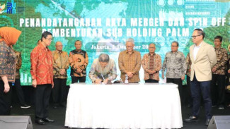 Holding PTPN Resmi Gabungkan 13 Perusahaan di Subholding PalmCo dan SupportingCo