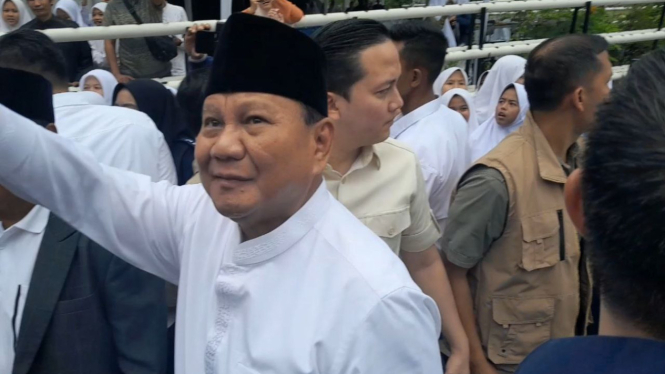 Kampanye perdana Prabowo di Ponpes Miftahul Huda, Tasikmalaya