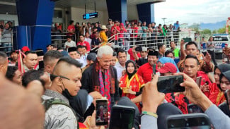 Tiba di Bima NTB, Relawan Teriaki Ganjar Presiden