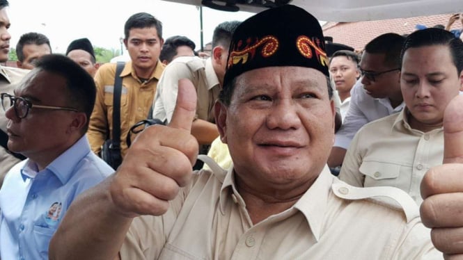 Prabowo Subianto Kampanye di Banten