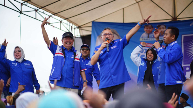 Zulkifli Hasan alias Zulhas saat di  Kabupaten Mesuji, Lampung