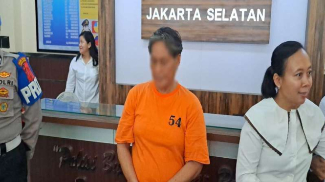 Pelaku pembakaran terhadap istrinya sendiri di Kebayoran Lam, Jaksel.