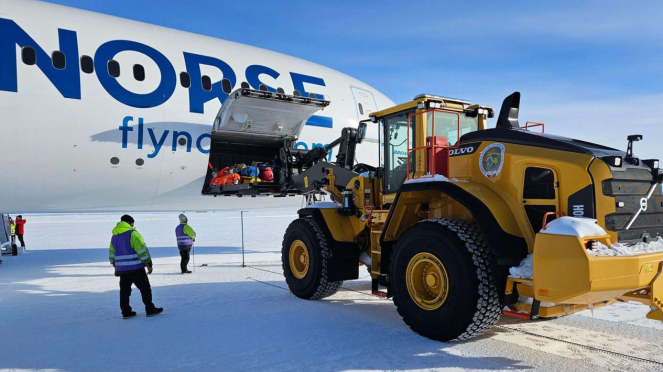 Norse Atlantic Airways mendaratkan Boeing 787 Dreamliner di Antartika
