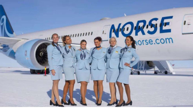 Norse Atlantic Airways mendaratkan Boeing 787 Dreamliner di Antartika.