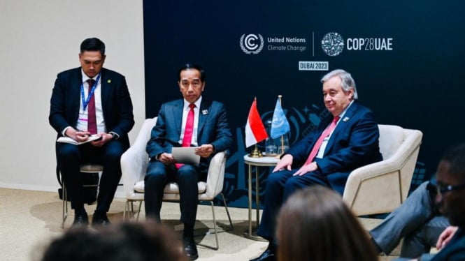 Jokowi, UN Secretary General discuss Climate Action to Gaza Situation