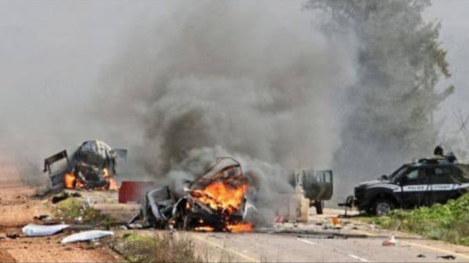 VIVA Militer: Ledakan di utara Israel usai serangan roket Hizbullah