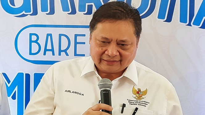 Ketua Dewan Pengarah TKN Prabowo-Gibran, Airlangga Hartarto.