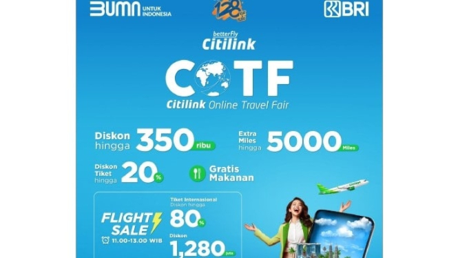 BRI Citilink Online Travel Fair