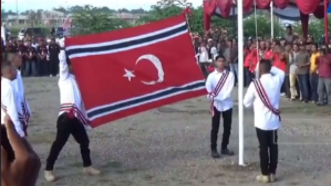 Bendera Bulang Bintang Gerakan Aceh Merdeka (GAM)