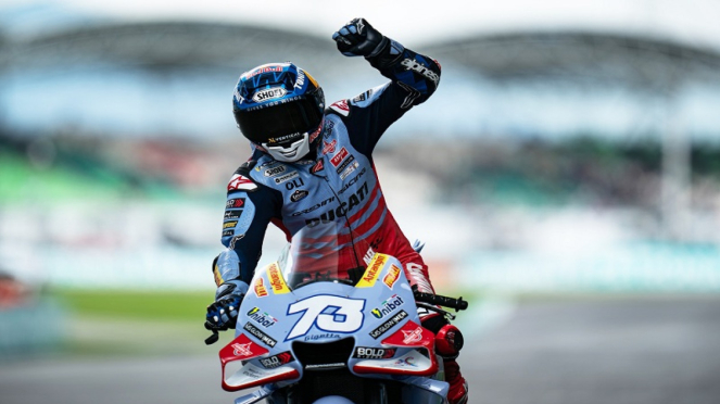 Pembalap Gresini Racing, Alex Marquez