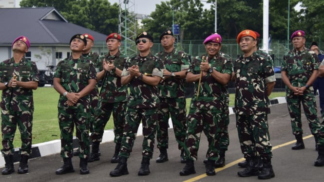 VIVA Militer: Panglima TNI didampingi Dankormar kunjungi markas Denjaka TNI AL