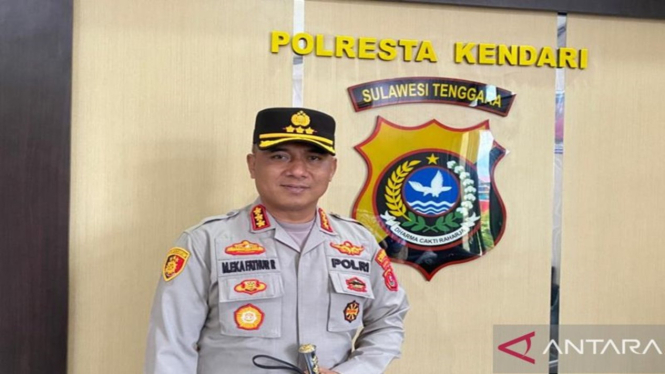 Kepala Polresta Kendari Kombes Pol Muhammad Eka Fathurrahman