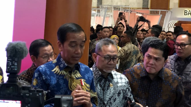 Presiden Jokowi di JCC