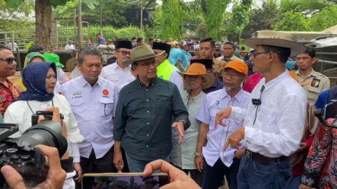 Capres nomor urut 1 Anies Baswedan kampanye di Lampung.