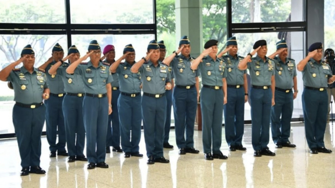VIVA Militer: 14 Pati TNI AL naik pangkat satu tingkat lebih tinggi