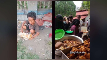 Rohingya Makan Enak Secara Gratis, Warga Indonesia Harus Banting Tulang  Baru Bisa Makan