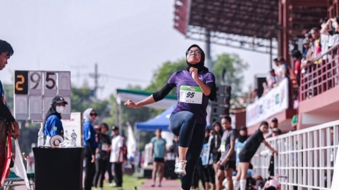 Aufar Fadilah Dwi Caksono dari SMAN 2 Madiun sukses pecahkan rekor nasional