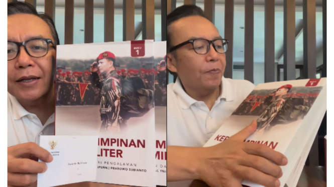 Ari Lasso Dapat Kiriman Buku dari Prabowo
