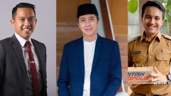 Tiga nama teratas hasil survei calon Wali Kota Bogor; Dedie, Sendi, dan Gunawan