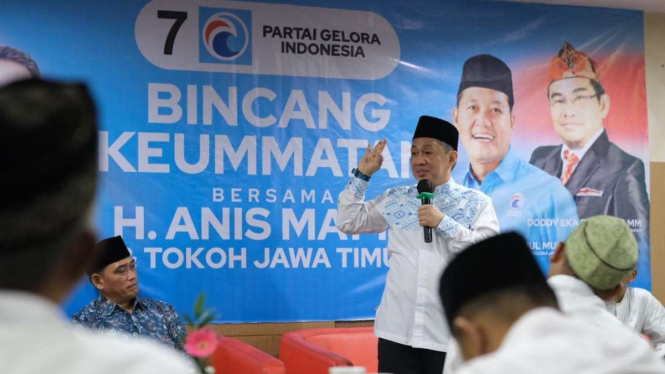 Ketua Umum Partai Gelora, Anis Matta, Bersama Tokoh-tokoh Jawa Timur di Surabaya