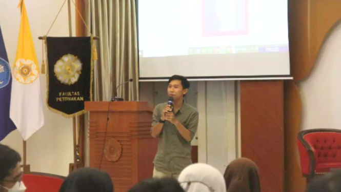 Ketua Badan Eksekutif Mahasiswa (BEM) UGM, Gielbran Muhammad Noor