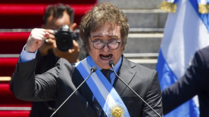 Presiden Baru Argentina Javier Milei.