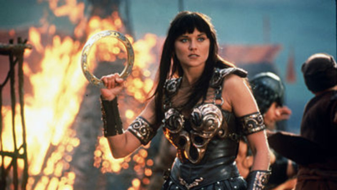 Pemeran utama serial Xena Warrior Princess, Lucy Lawless