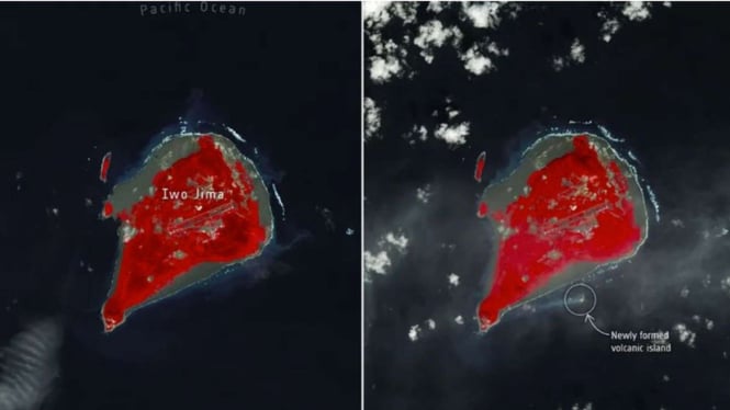 Geger Pulau Baru yang Muncul di Negara Maju Ini Semakin Membesar.