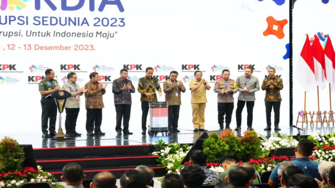 Presiden Jokowi menghadiri peringatan Hari Antikorupsi se-Dunia 2023