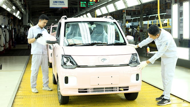 Mobil listrik Seres E1 mulai diproduksi di Indonesia