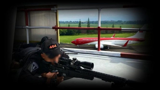 VIVA Militer: Sniper Yonko 464 Nanggala Kopasgat TNI AU.